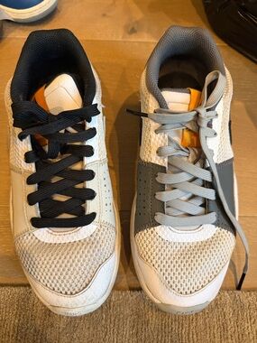 Nike Ja1’s Youth Athletic Sneakers in White and Gray